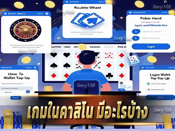 เกมในคาสิโน มีอะไรบ้าง