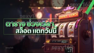 ตาราง ช่วงเวลา สล็อต แตกวันนี้