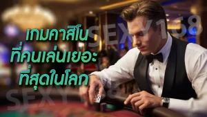 เกมคาสิโน ที่คนเล่นเยอะที่สุดในโลก