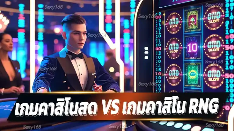 เกมคาสิโนสด vs เกมคาสิโน RNG