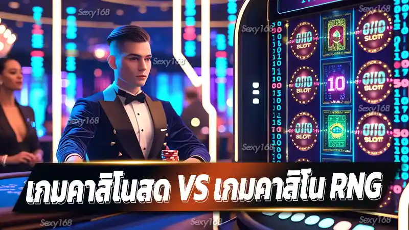เกมคาสิโนสด vs เกมคาสิโน RNG