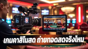 เกมคาสิโนสด ถ่ายทอดสดจริงไหม