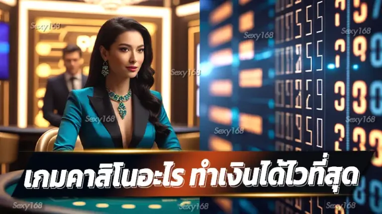 เกมคาสิโนอะไร ทำเงินได้ไวที่สุด