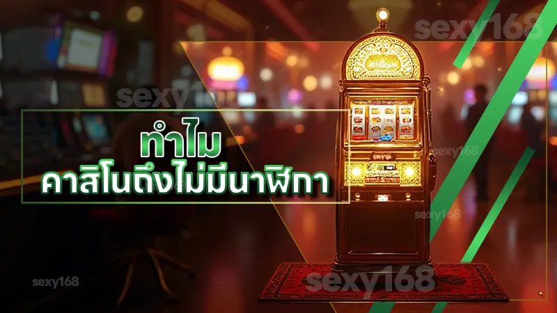 ทำไม คาสิโนถึงไม่มีนาฬิกา