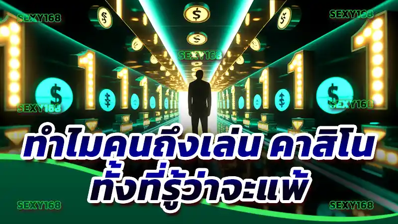 ทำไมคนถึงเล่น คาสิโน ทั้งที่รู้ว่าจะแพ้