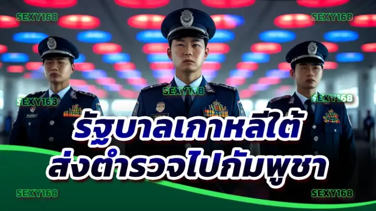 รัฐบาลเกาหลีใต้ ส่งตำรวจไปกัมพูชา