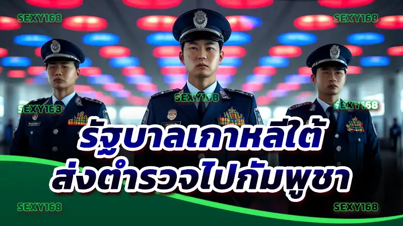 รัฐบาลเกาหลีใต้ ส่งตำรวจไปกัมพูชา