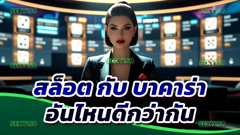 สล็อต กับ บาคาร่า อันไหนดีกว่ากัน
