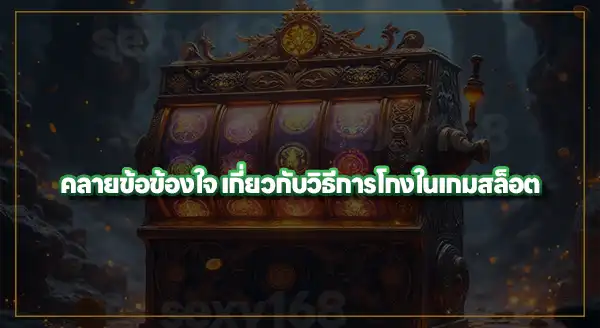 เกมสล็อต มีวิธีโกงไหม