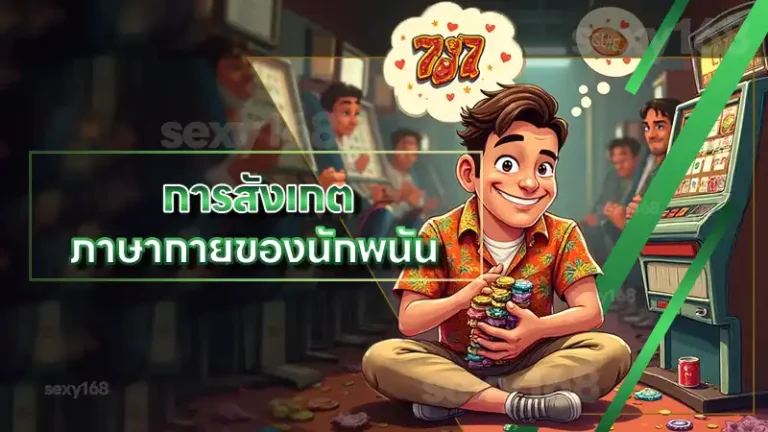 การสังเกต ภาษากายของนักพนัน