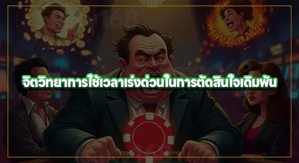 จิตวิทยา ความเร่งด่วนในการตัดสินใจ