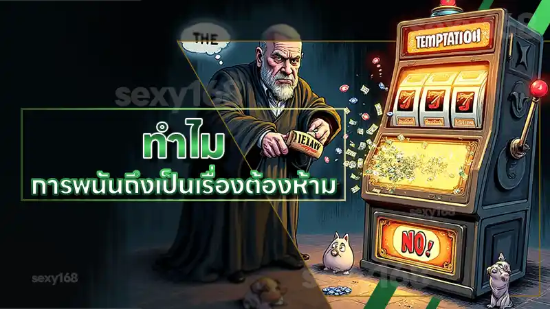 ทำไม การพนันถึงเป็นเรื่องต้องห้าม ความตื่นเต้นที่มาพร้อมกับดัก