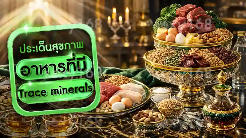 อาหารที่มี Trace minerals