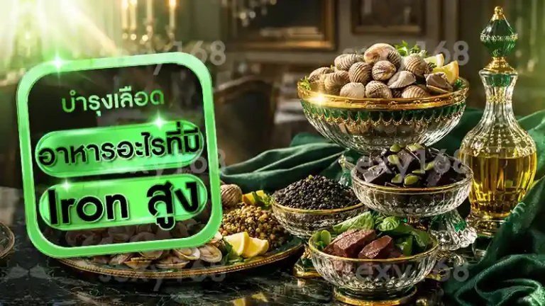 อาหารอะไรที่มี Iron สูง