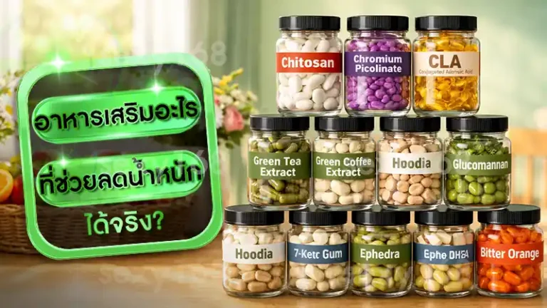 อาหารเสริมอะไร ที่ช่วยลดน้ำหนัก