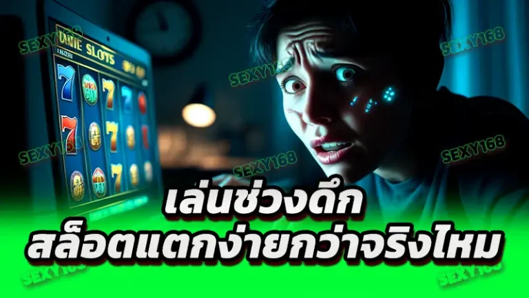 เล่นช่วงดึก สล็อตแตกง่ายกว่าจริงไหม