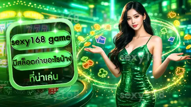 sexy168 game มีสล็อตค่ายอะไรบ้าง