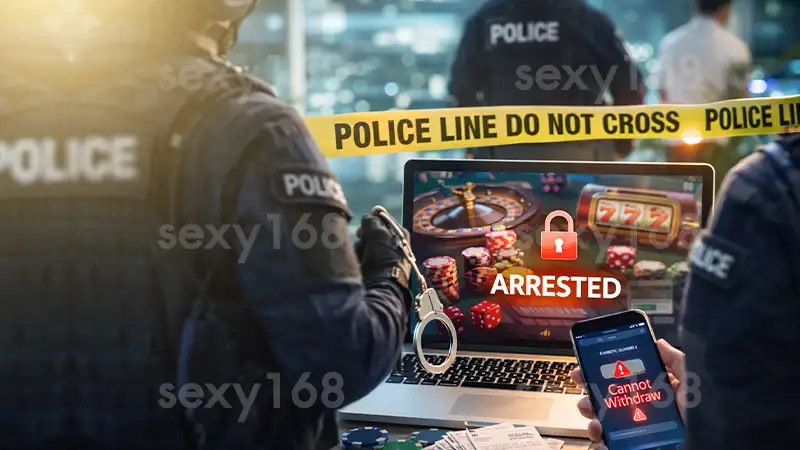 ถ้าเว็บพนันโดนจับ ถอนเงินไม่ทัน จะทำยังไง