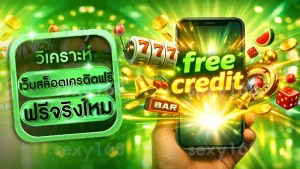 เว็บสล็อตเครดิตฟรี ฟรีจริงไหม