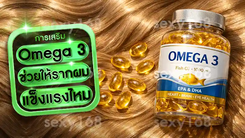 Omega 3 ช่วยให้รากผมแข็งแรงไหม