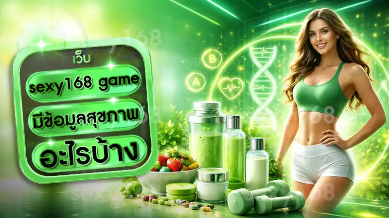 sexy168 game มีข้อมูลสุขภาพอะไรบ้าง