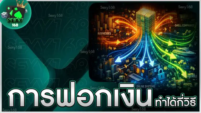 การฟอกเงิน ทำได้กี่วิธี