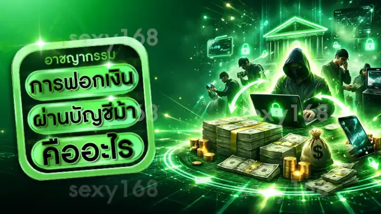 การฟอกเงินผ่านบัญชีม้า คืออะไร