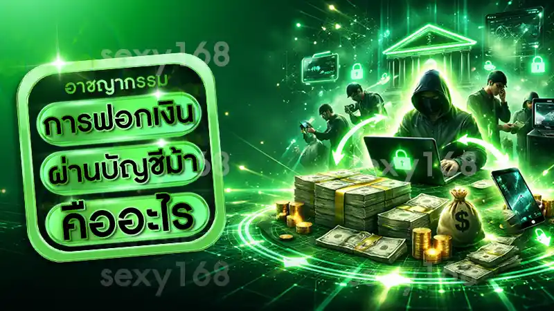 การฟอกเงินผ่านบัญชีม้า คืออะไร