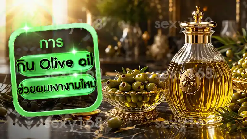 กิน Olive oil ช่วยผมเงางามไหม