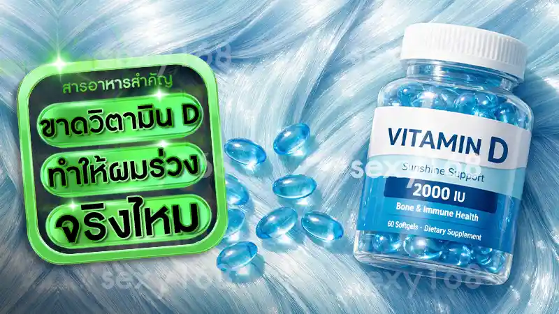 ขาดวิตามิน D ทำให้ผมร่วงจริงไหม