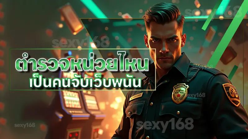 ตำรวจหน่วยไหน เป็นคนจับเว็บพนัน