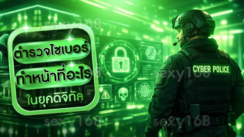 ตำรวจไซเบอร์ ทำหน้าที่อะไร