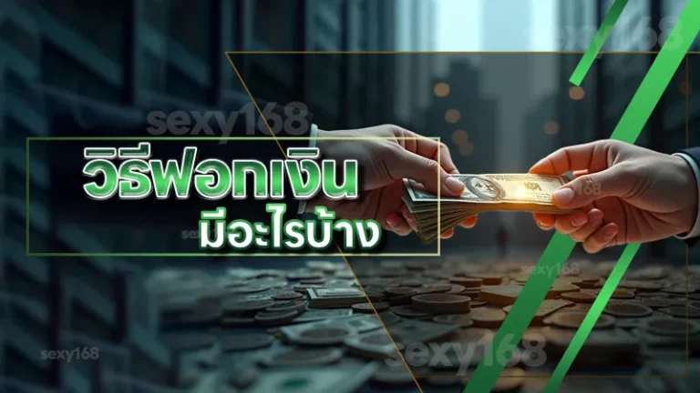 วิธีฟอกเงิน มีอะไรบ้าง