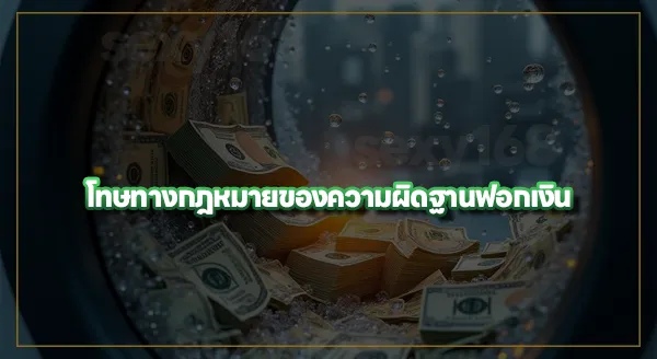 วิธีฟอกเงิน มีอะไรบ้าง