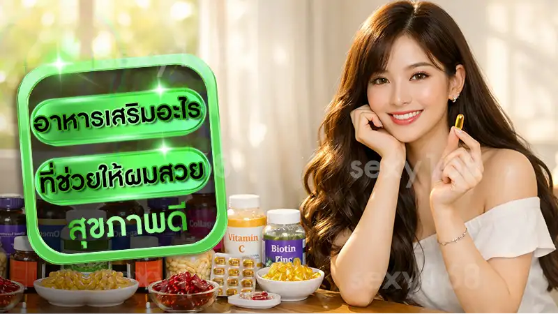 อาหารเสริมอะไร ที่ช่วยให้ผมสวย
