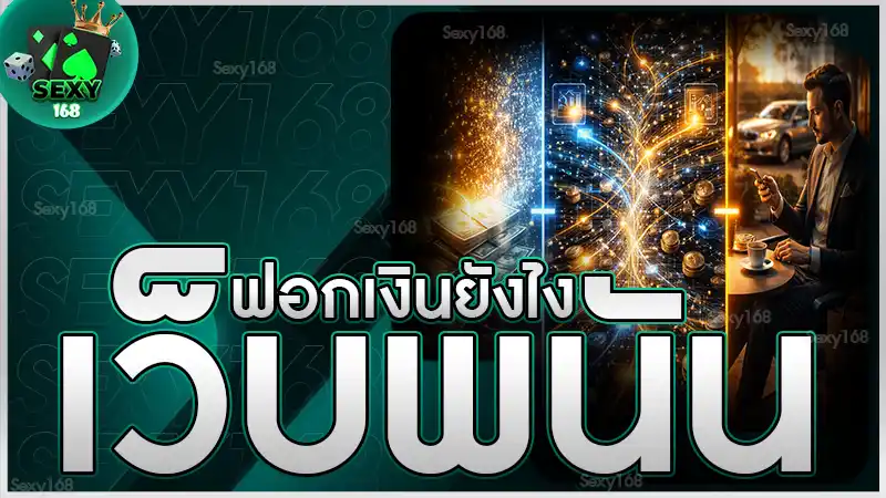 เว็บพนัน ฟอกเงินยังไง