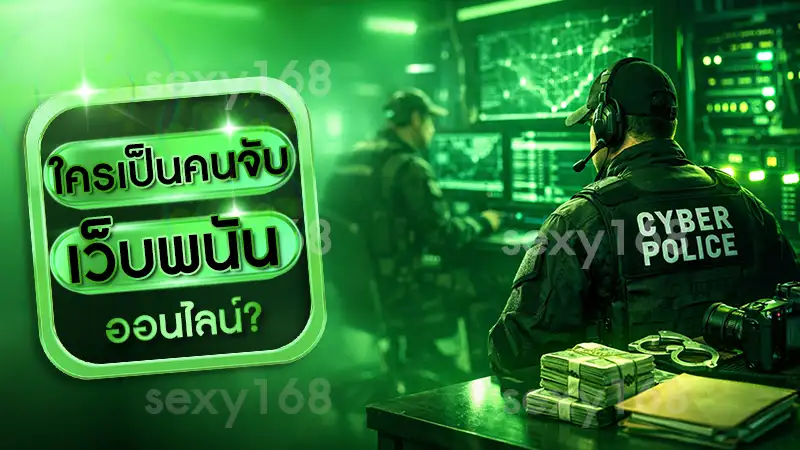 ใครเป็นคนจับ เว็บพนัน