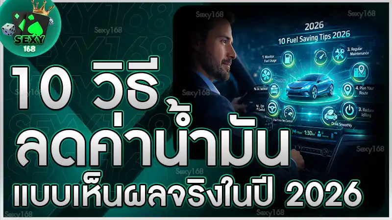 10 วิธีลดค่าน้ำมันแบบเห็นผลจริงในปี 2026