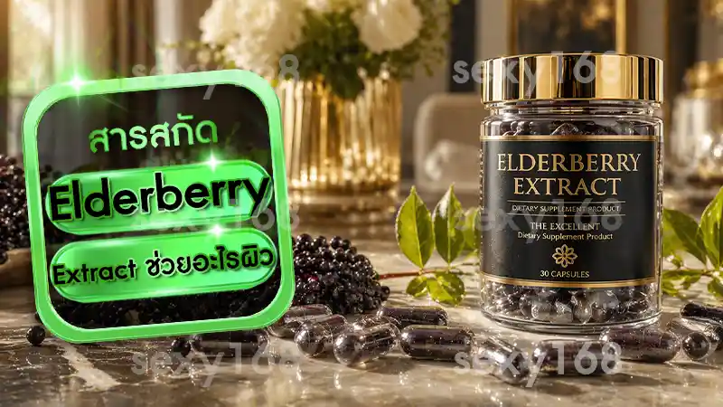 Elderberry Extract ช่วยอะไรผิว
