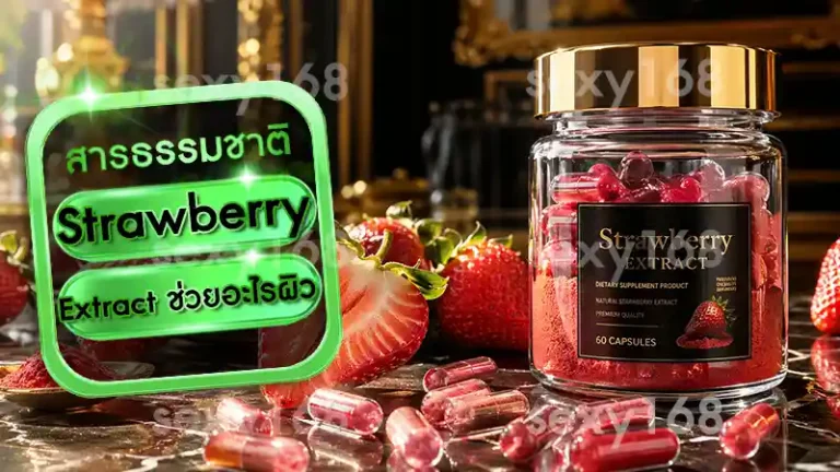 Strawberry Extract ช่วยอะไรผิว
