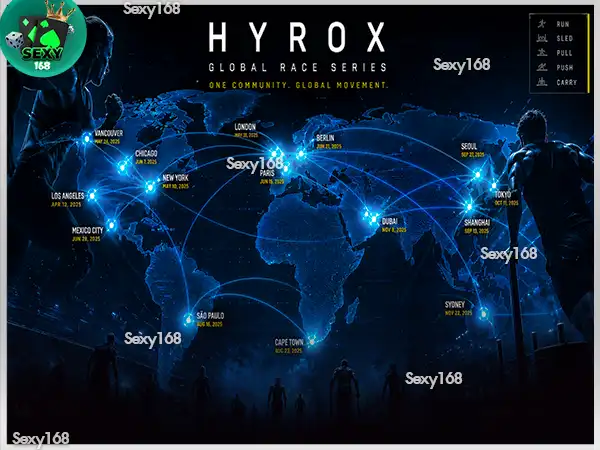hyrox จัดที่ไหนบ้าง