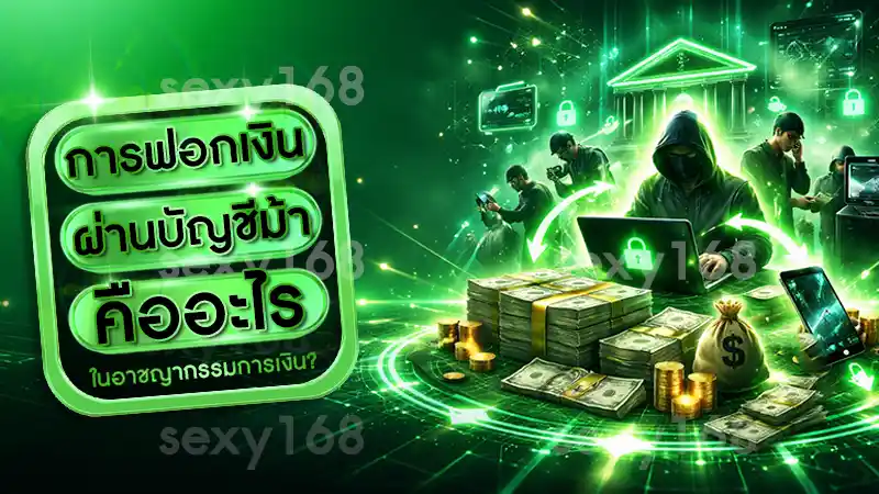 การฟอกเงินผ่านบัญชีม้า คืออะไร