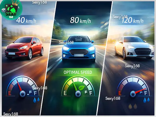 ความเร็วเท่าไหร่ กินน้ำมันน้อยที่สุด