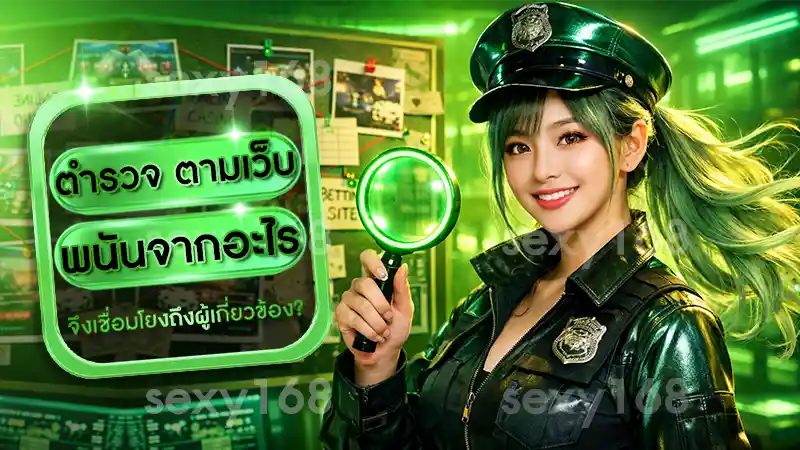 ตำรวจ ตามเว็บพนันจากอะไร