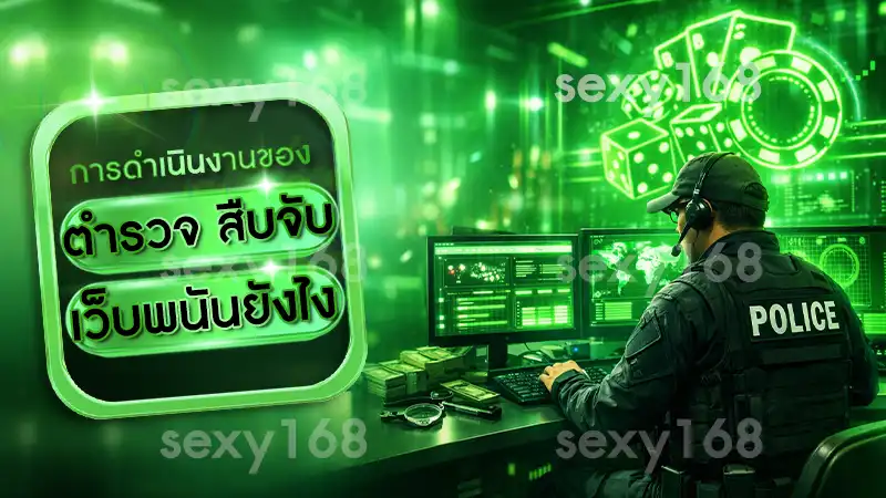 ตำรวจ สืบจับเว็บพนันยังไง