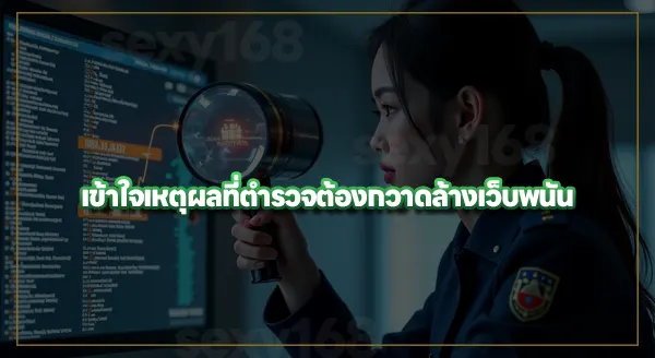 ตำรวจรู้ได้ยังไง ว่าใครเป็นเจ้าของเว็บพนัน