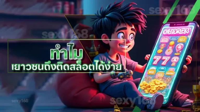 ทำไม เยาวชนถึงติดสล็อตได้ง่าย