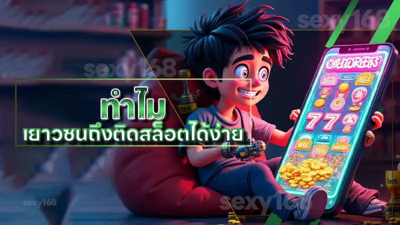 ทำไม เยาวชนถึงติดสล็อตได้ง่าย