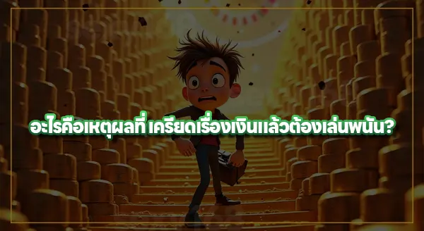 ทำไมคนเครียดเรื่องเงิน ถึงเล่นพนัน