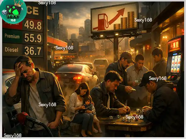 น้ำมันแพง คนยิ่งเครียด ยิ่งเล่นพนันจริงไหม